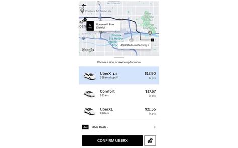 uber estimate las vegas